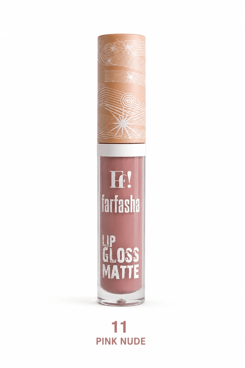 Farfasha Matte Lip Gloss - Pink Nude