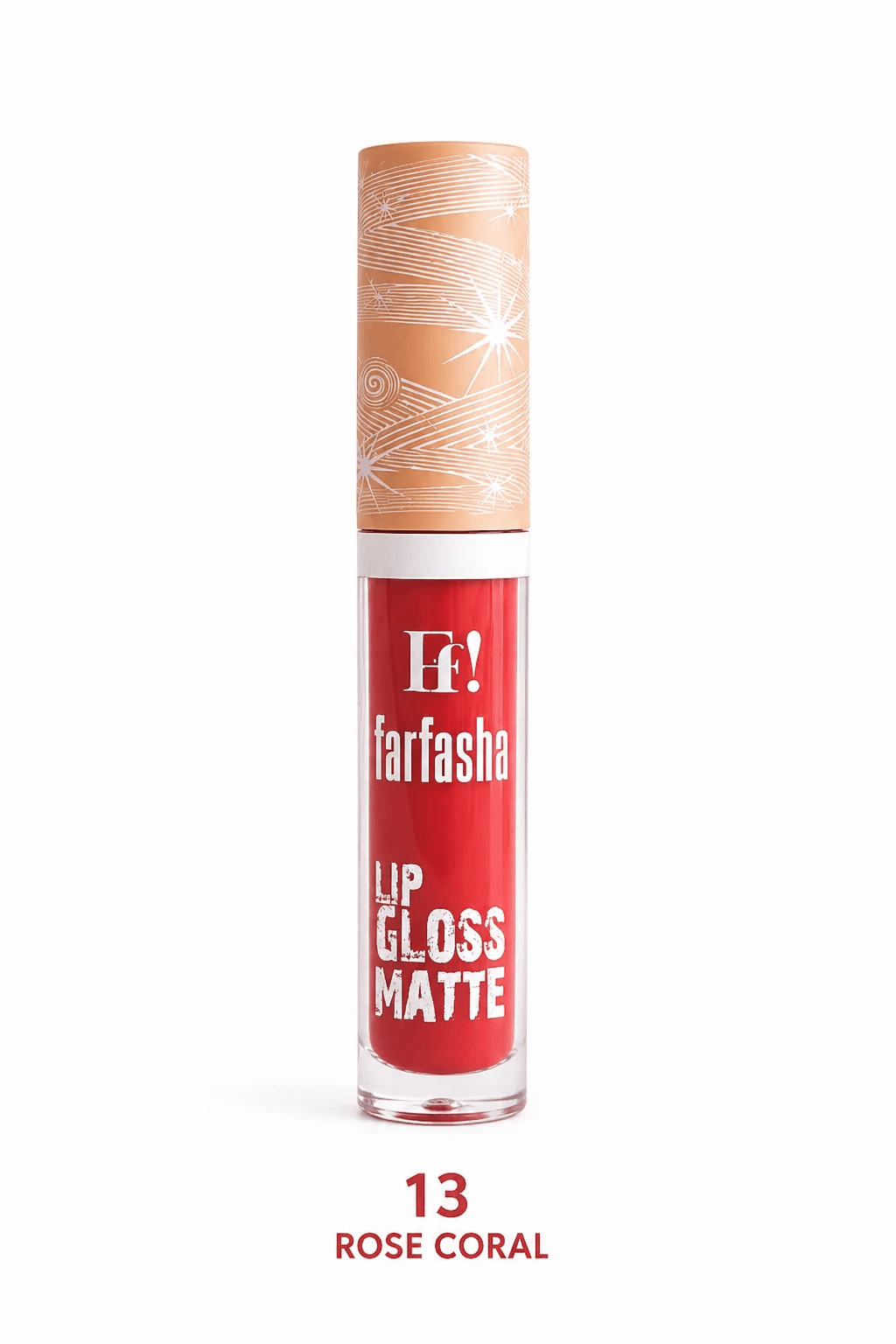 Farfasha Matte Lip Gloss - Rose Coral