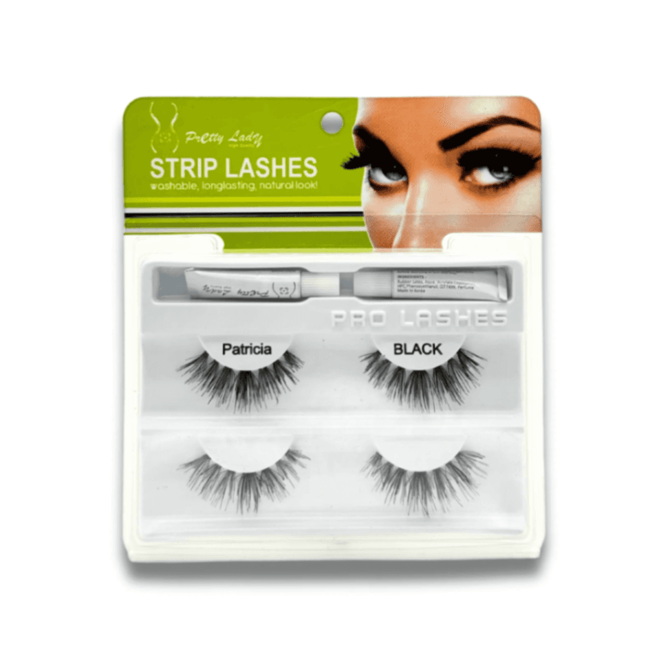 Human Hair Stripped Lashes 2 Pairs EL#PATRICIA